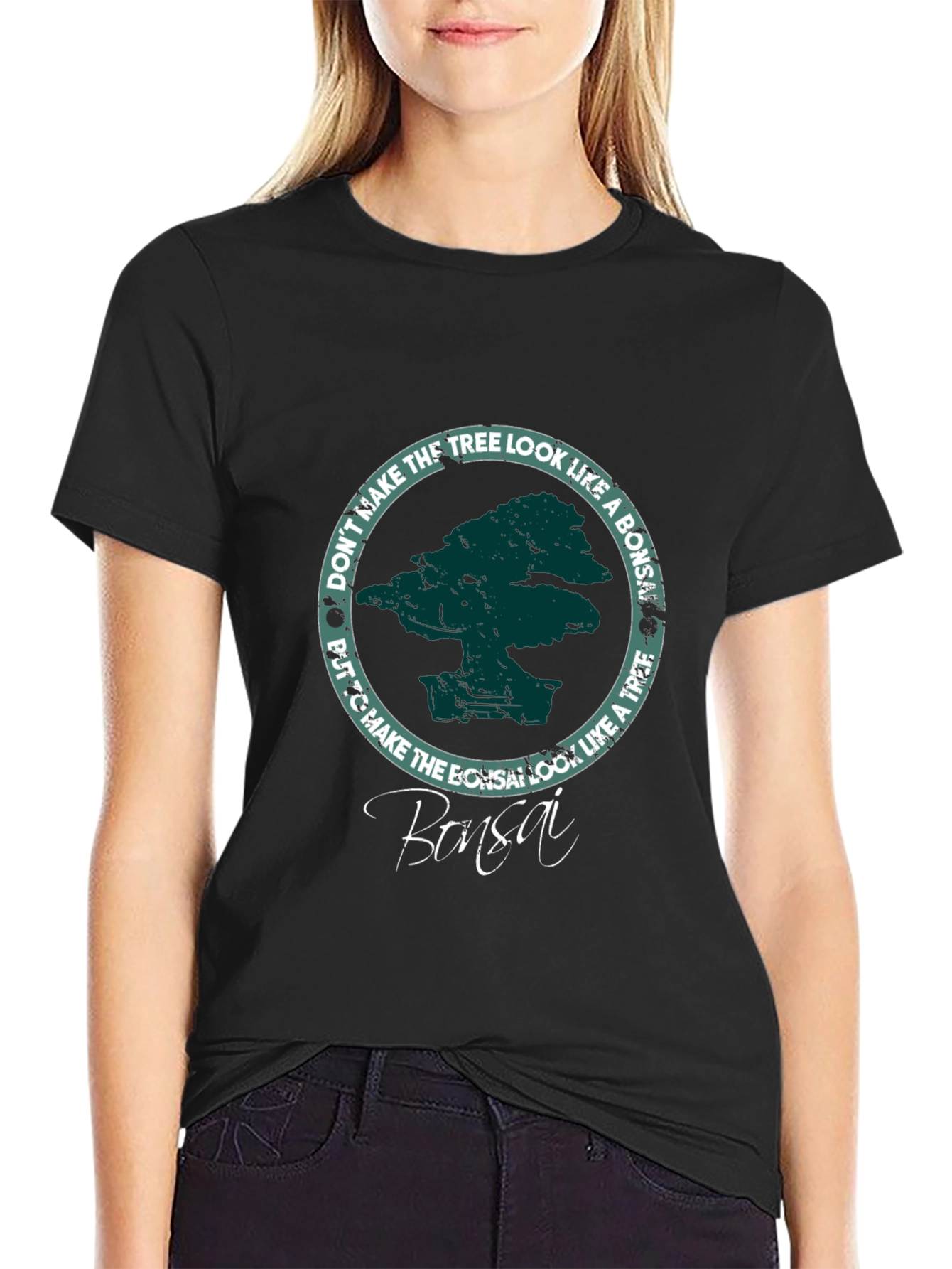 Bonsai Tree Graphic T-Shirt