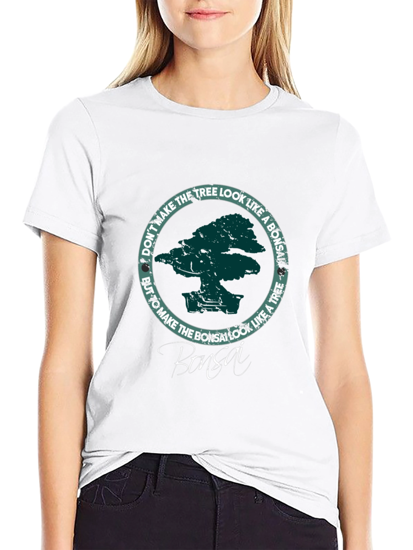 Bonsai Tree Graphic T-Shirt