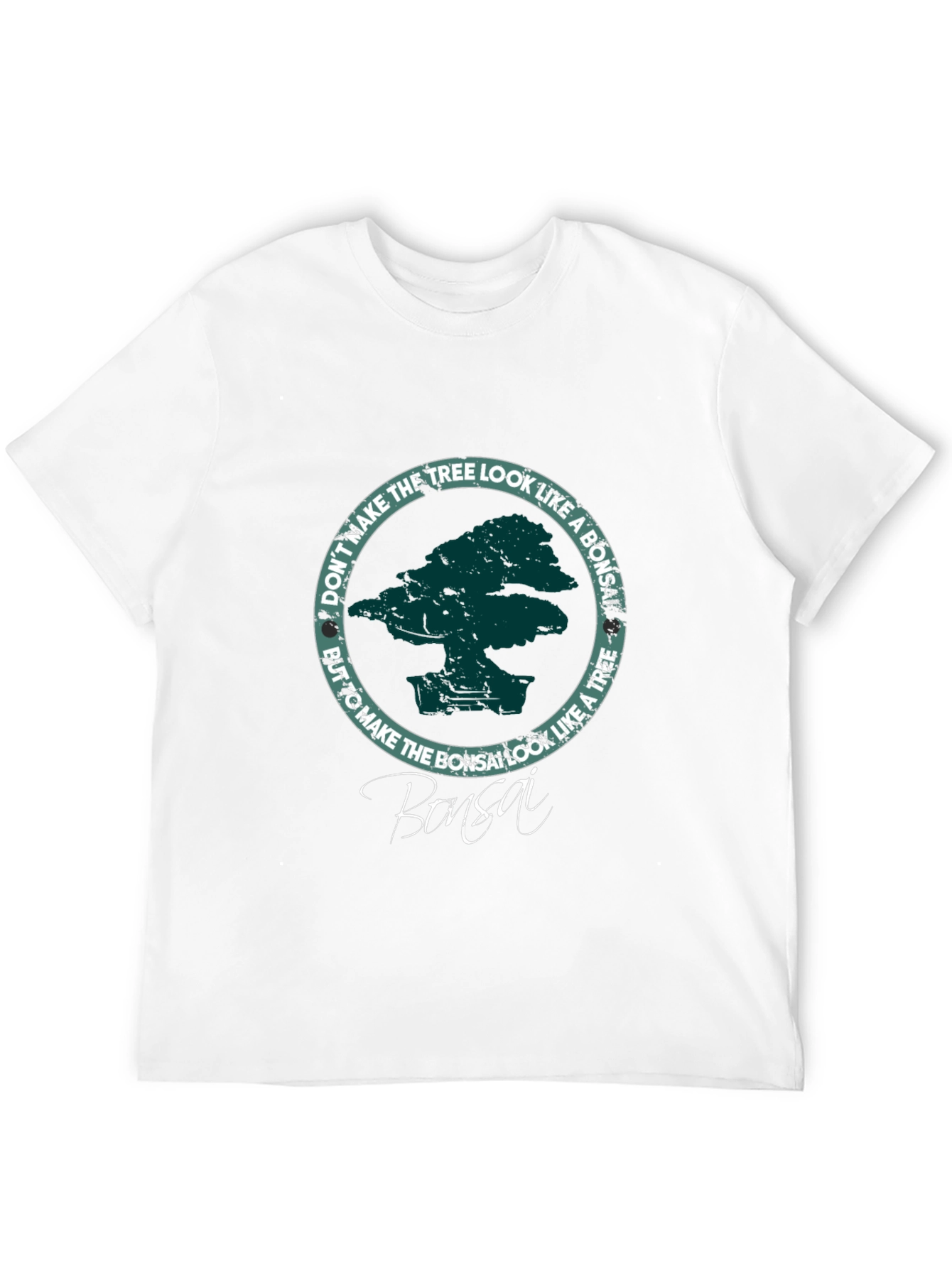 Bonsai Tree Graphic T-Shirt