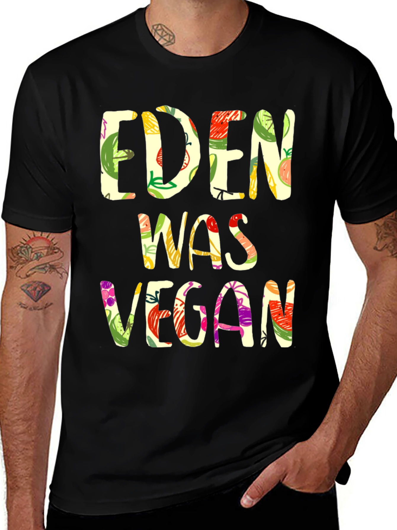 Eden Was Vegan T-Shirt - Vegan Lifestyle Apparel
