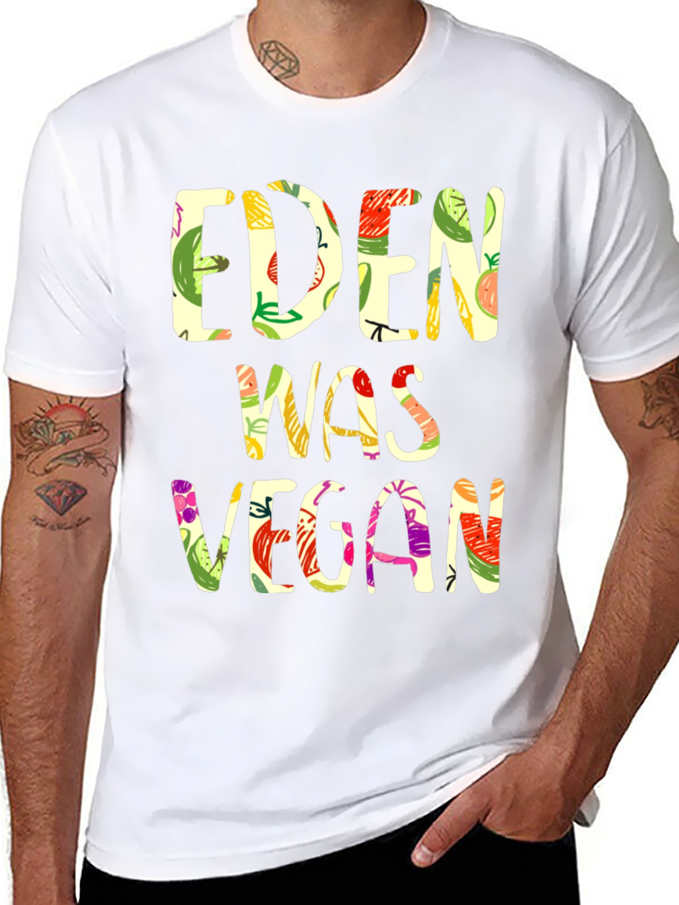 Eden Was Vegan T-Shirt - Vegan Lifestyle Apparel