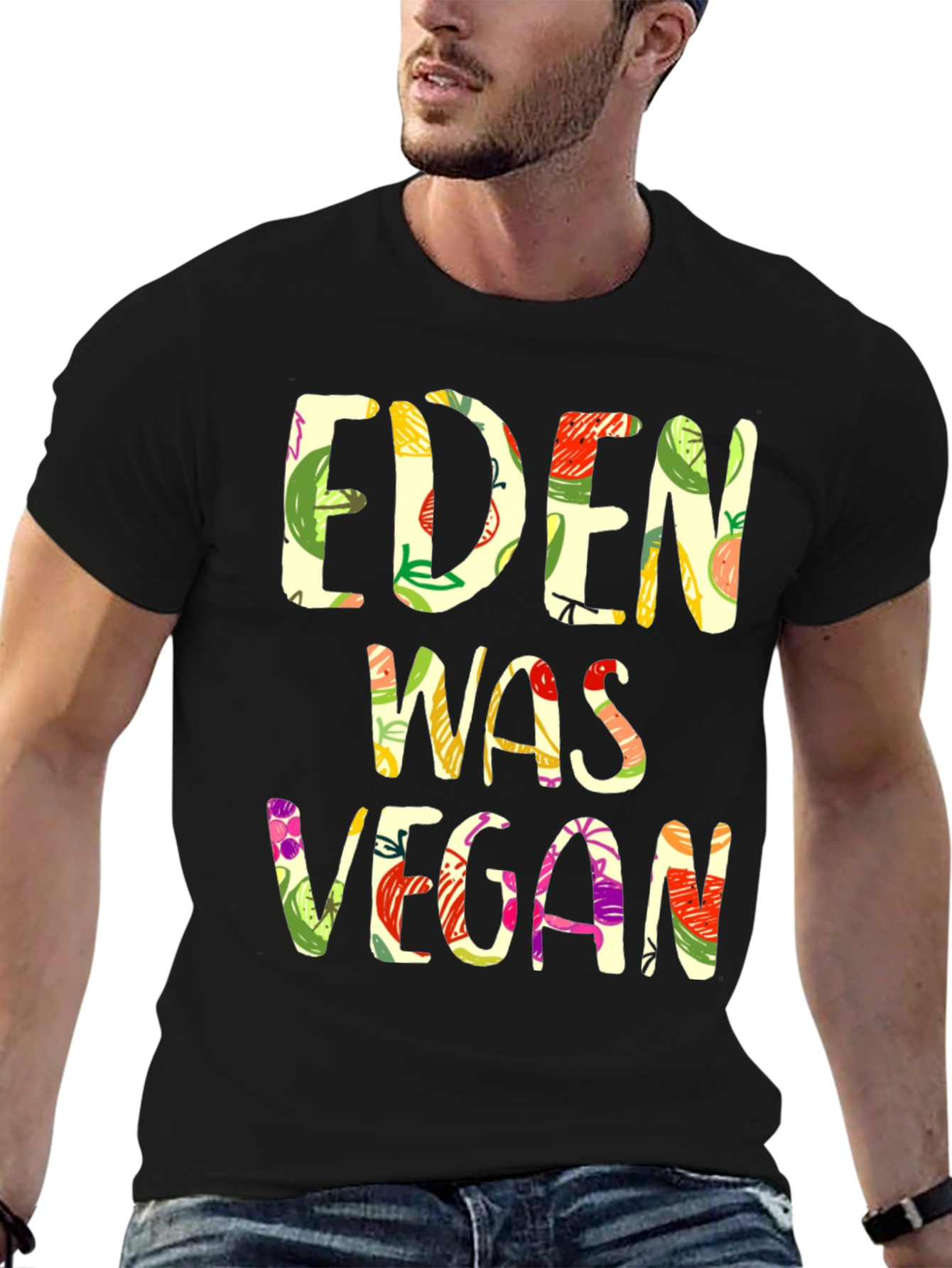 Eden Was Vegan T-Shirt - Vegan Lifestyle Apparel