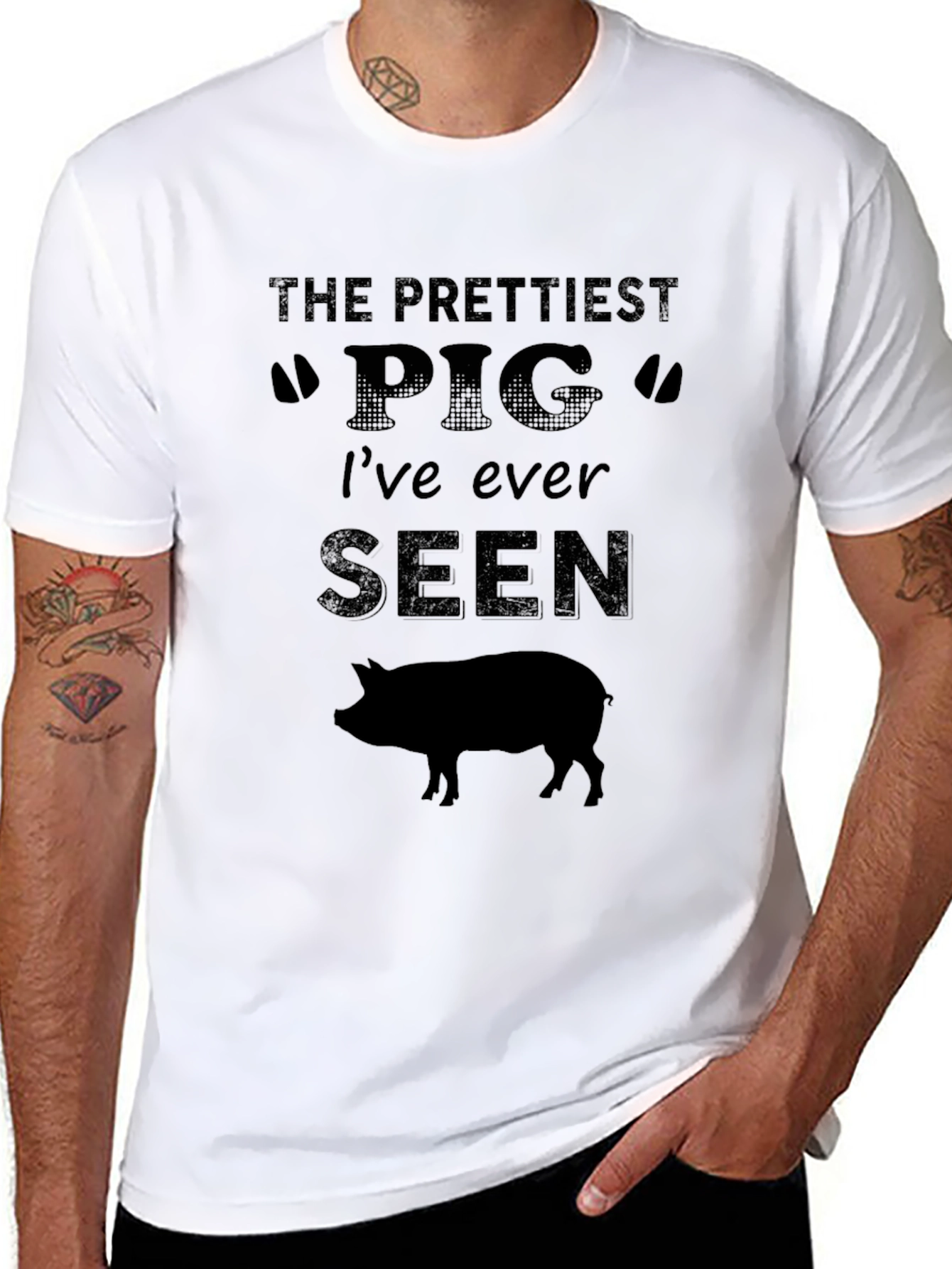 The Prettiest Pig Ive Ever Seen Graphic T-Shirt