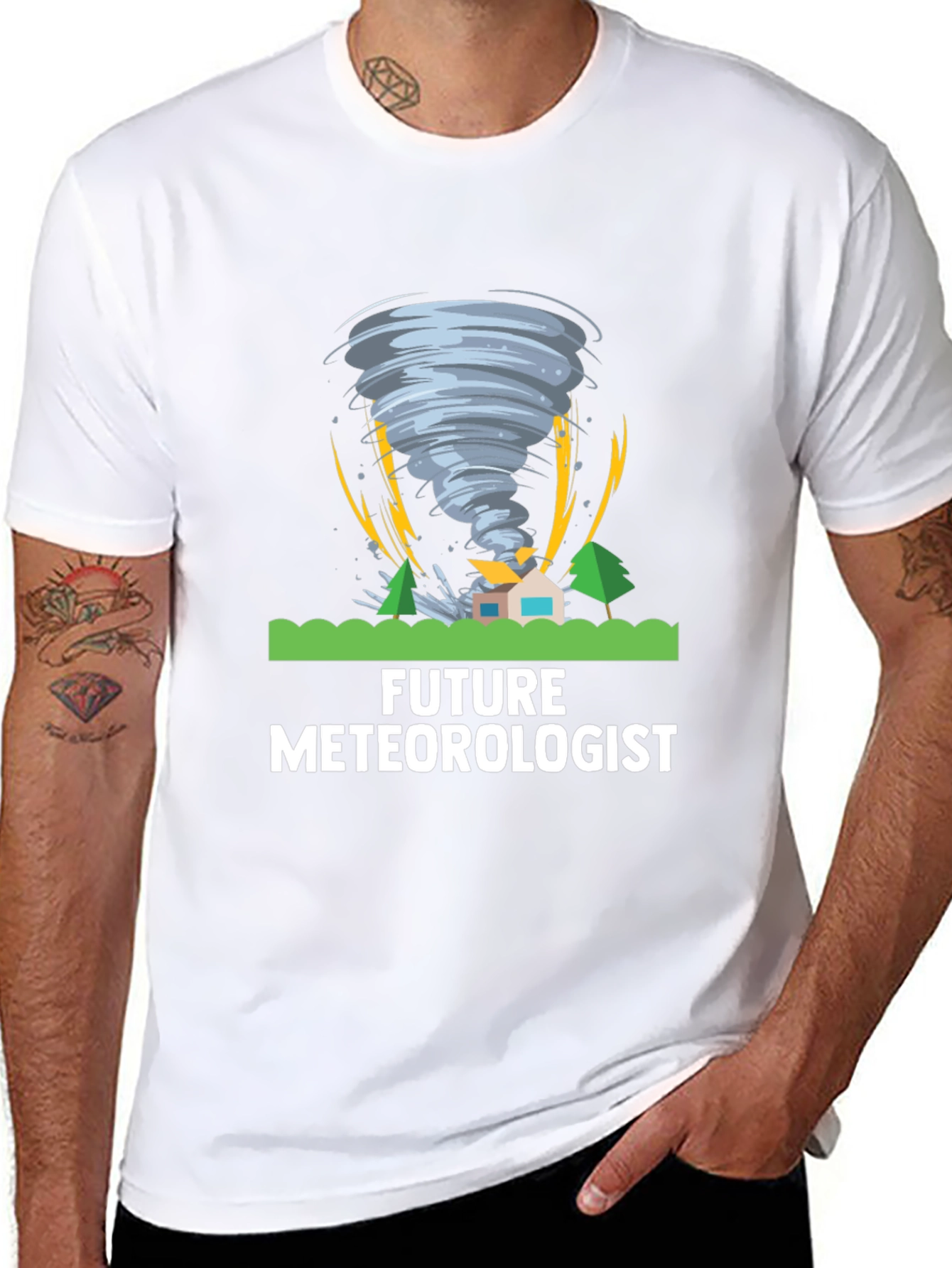 Future Meteorologist Tornado Graphic T-Shirt