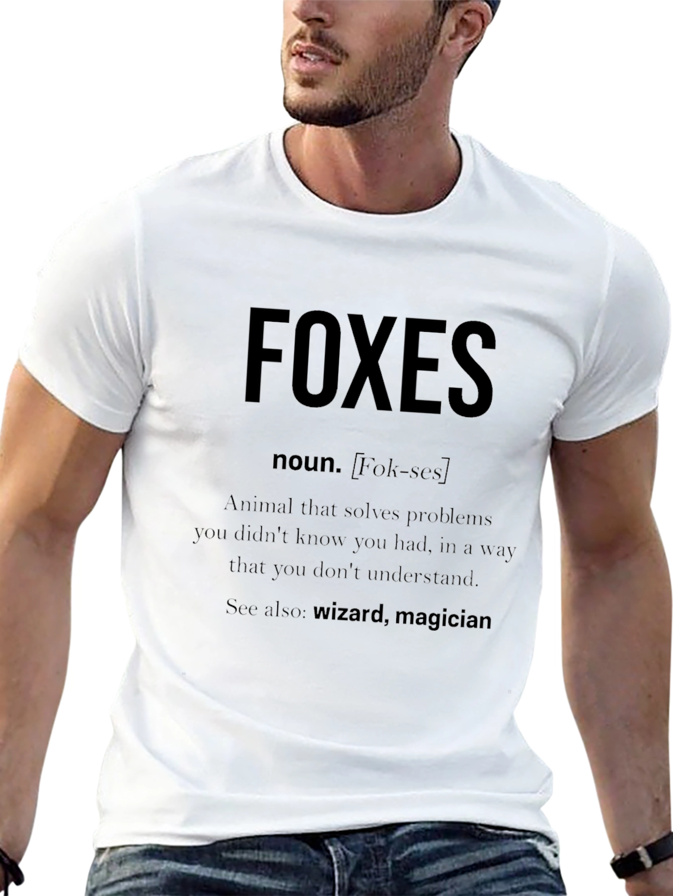 Funny Foxes Definition T-Shirt