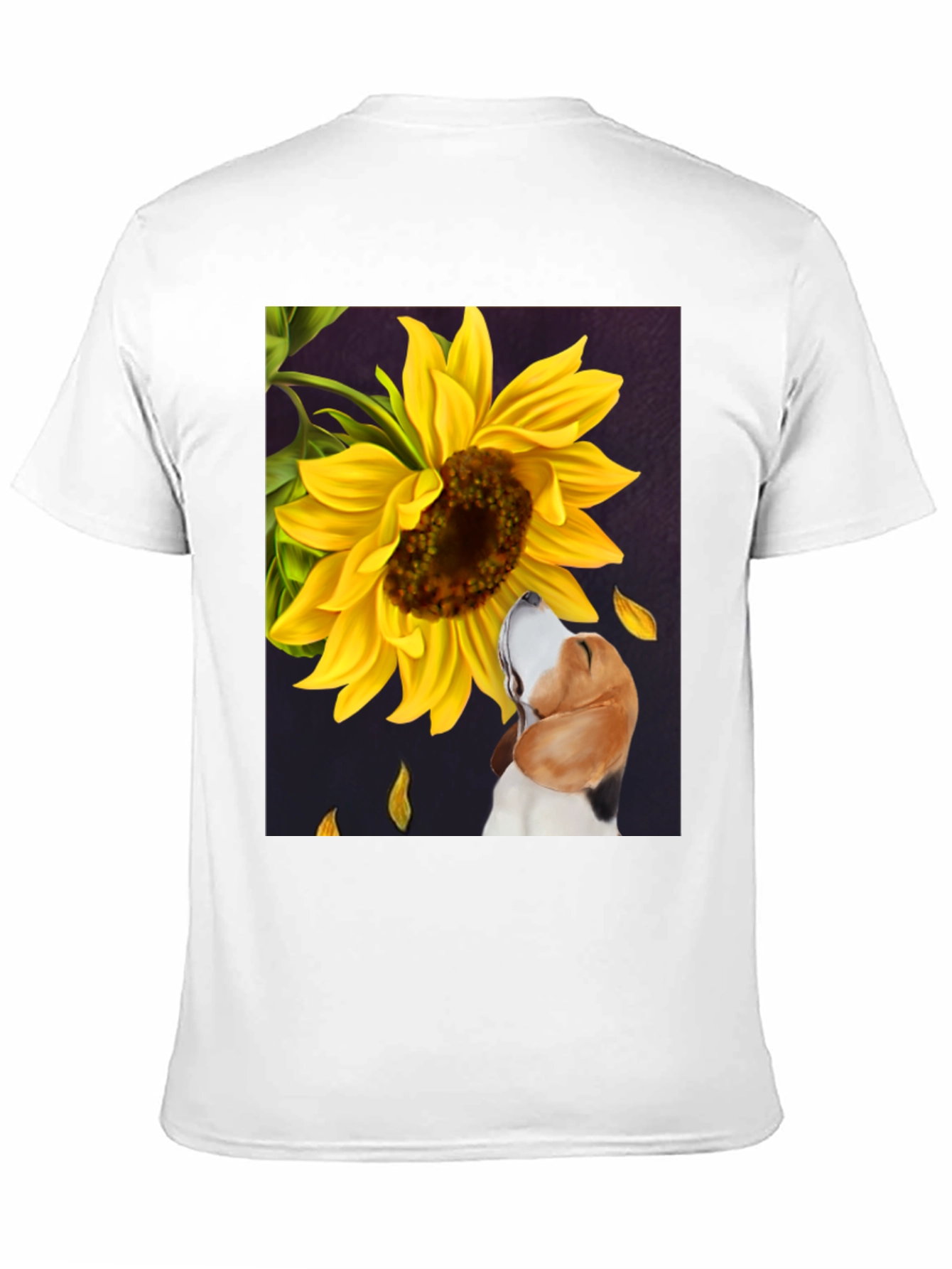 Dog & Sunflower Graphic Tee