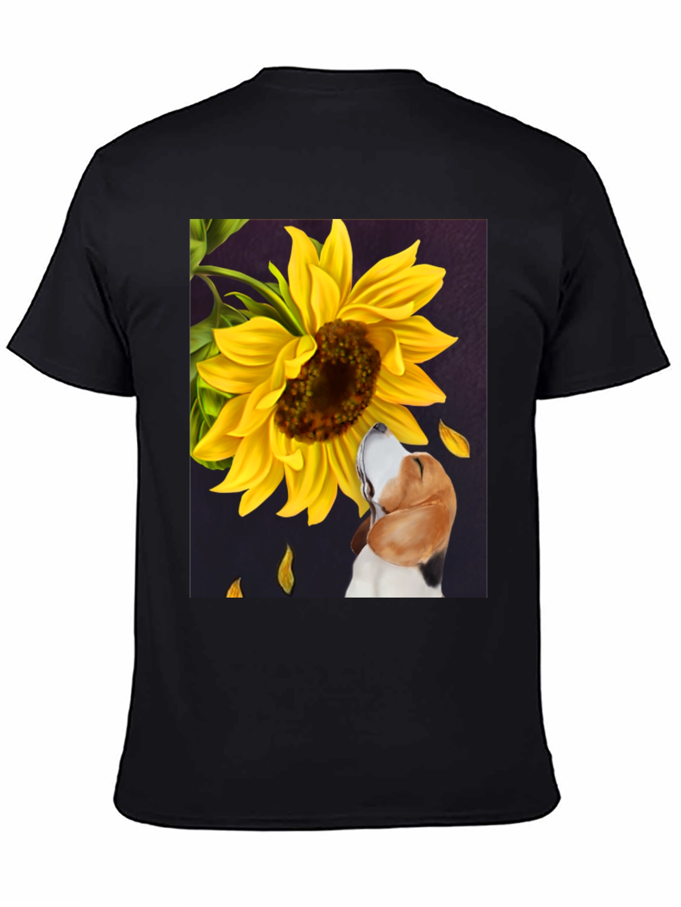Dog & Sunflower Graphic Tee