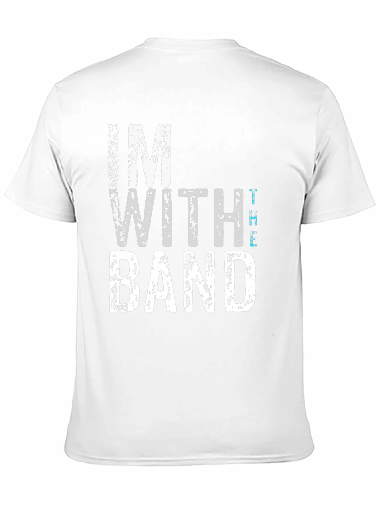 Im With The Band Tee - Distressed Graphic Print