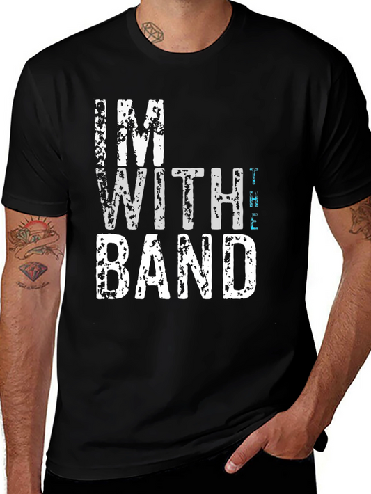 Im With The Band Tee - Distressed Graphic Print