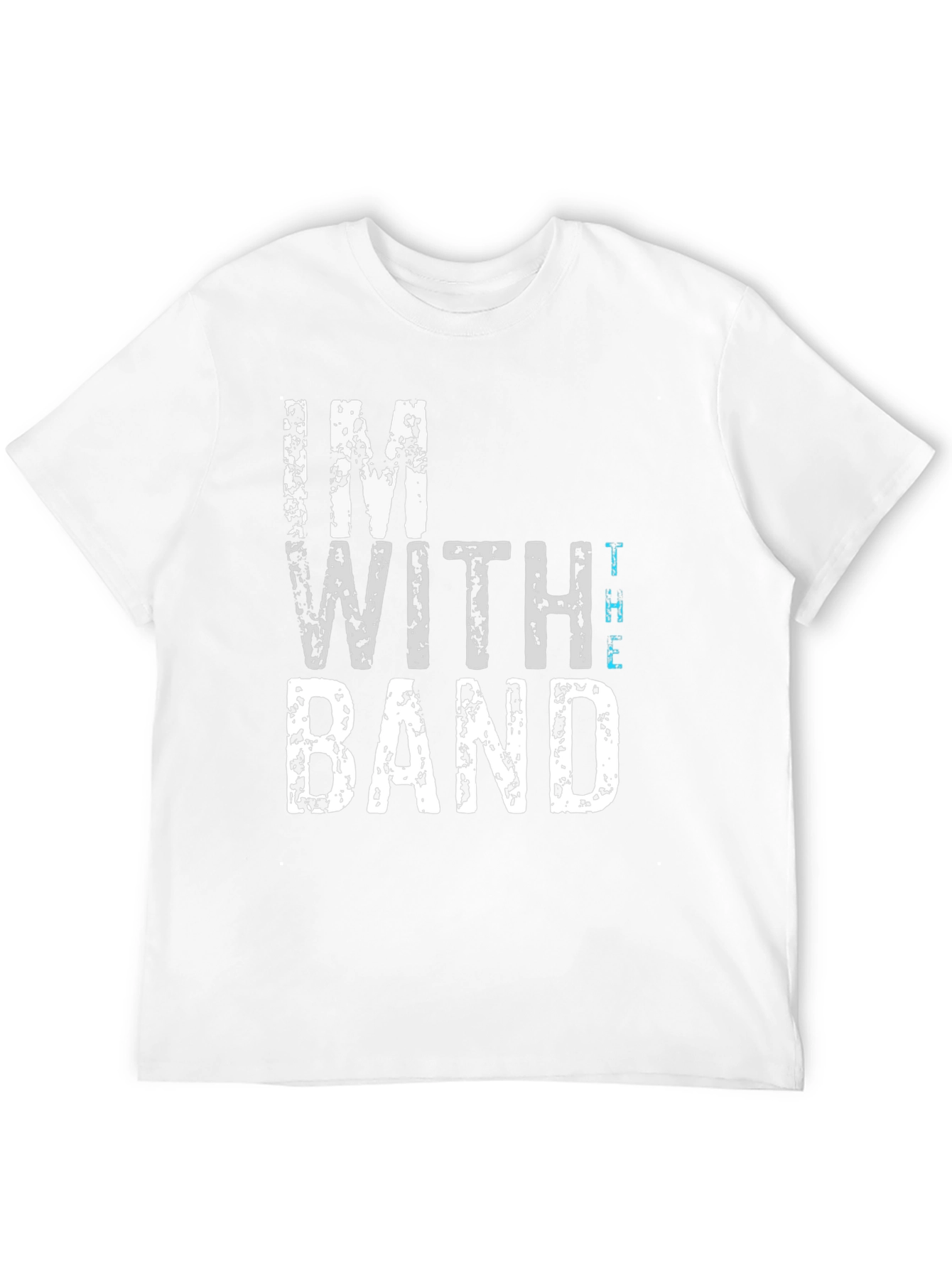 Im With The Band Tee - Distressed Graphic Print
