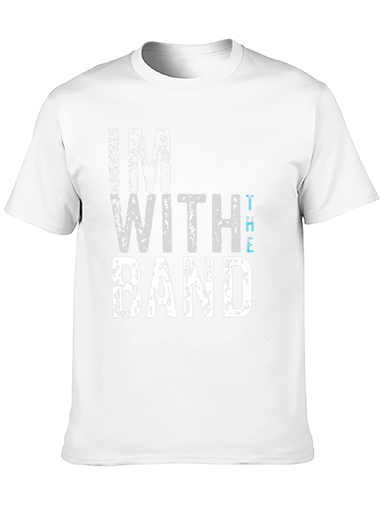 Im With The Band Tee - Distressed Graphic Print