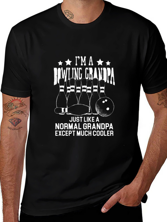 Bowling Grandpa T-Shirt - Cool Grandpa Tee