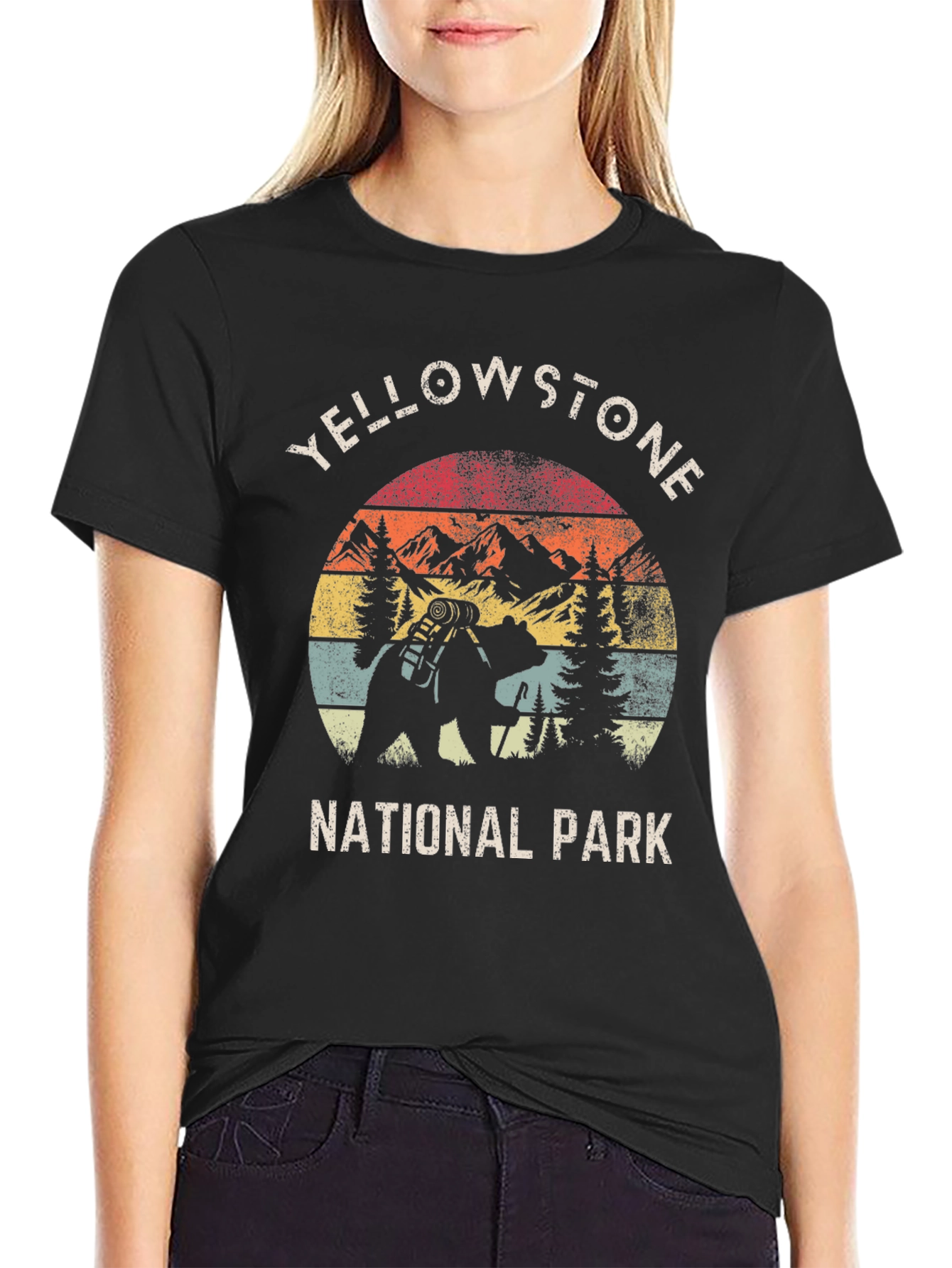 Yellowstone National Park Bear Graphic Tee