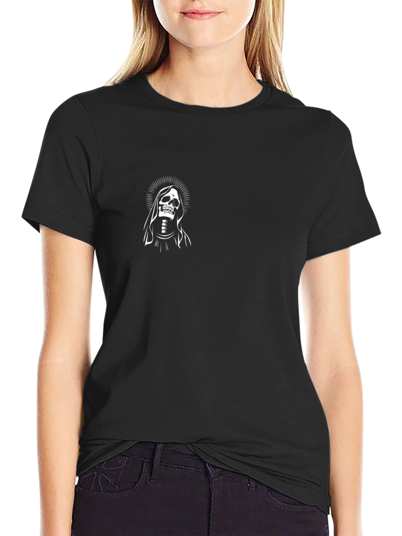 Grim Reaper Graphic T-Shirt - Black Cotton Tee