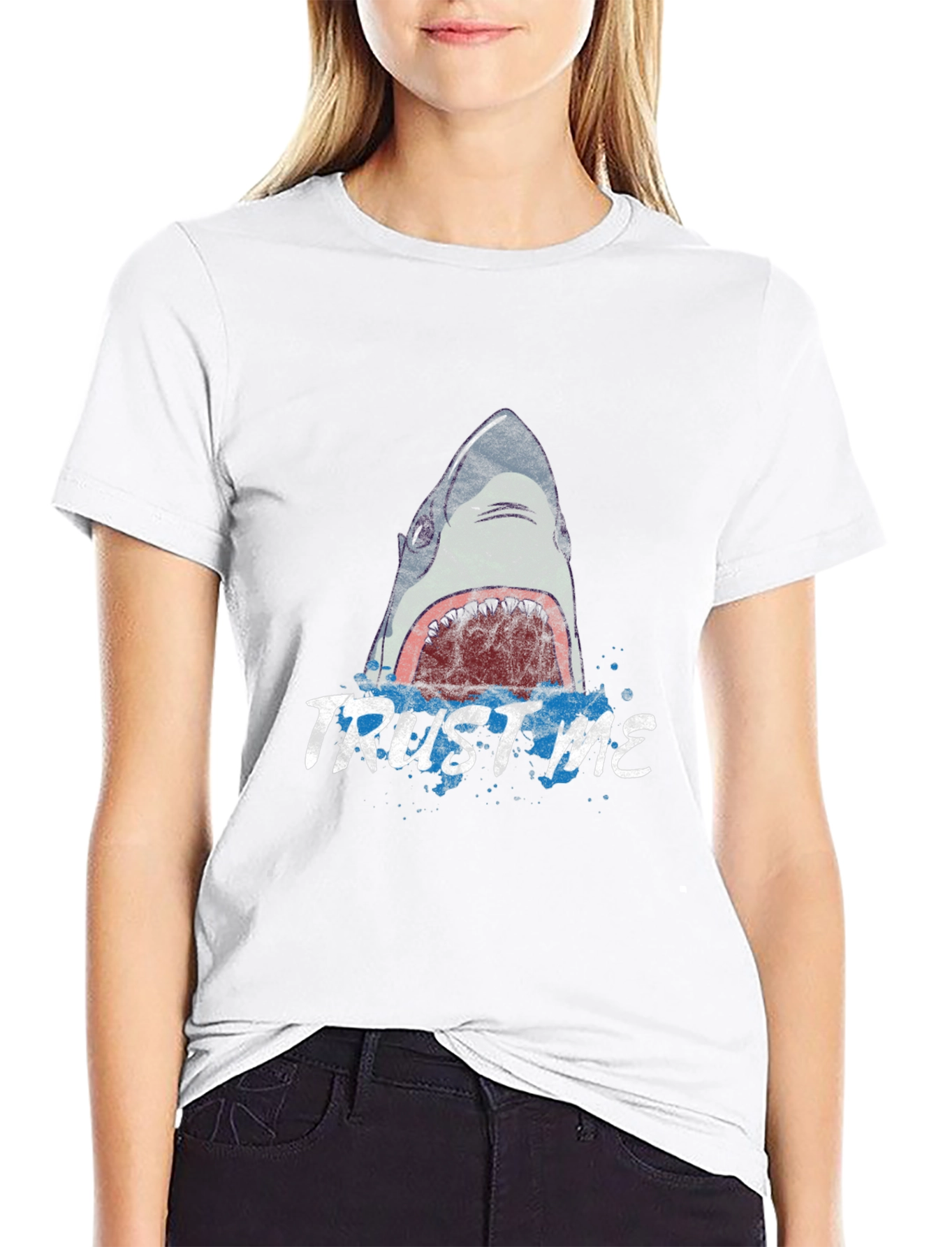 Trust Me Shark Graphic Tee