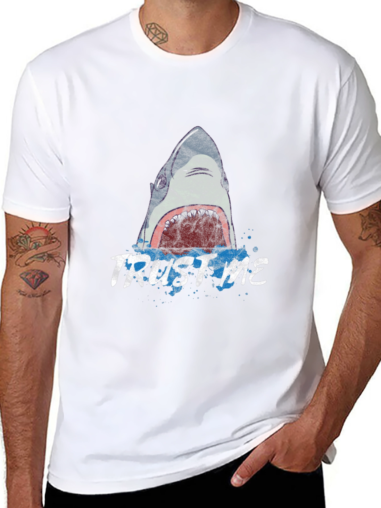 Trust Me Shark Graphic Tee