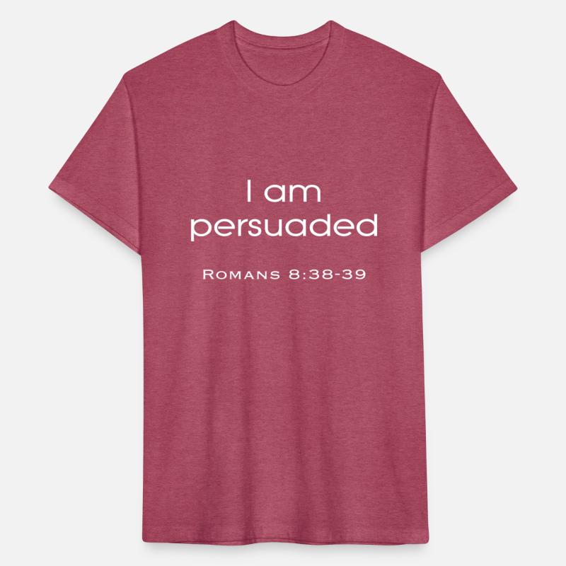 I am persuaded (white letters)