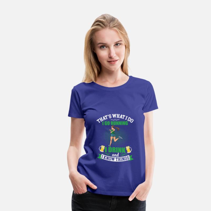 I Go Running Funny Beer