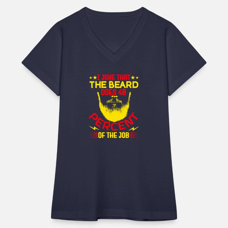 I joke that the beard does 40 percent of the job