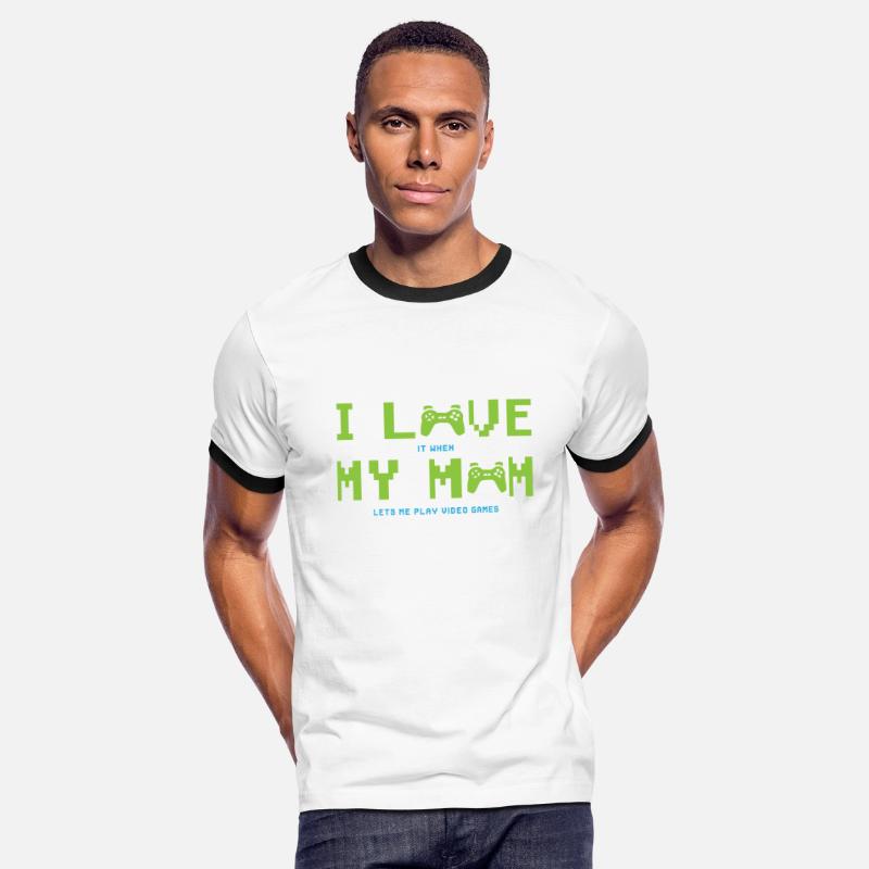 I Love My Mom Funny Gamer Gifts for Teen Boys