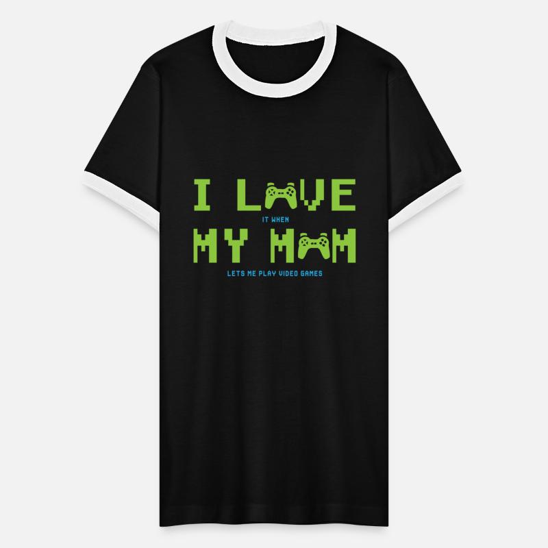 I Love My Mom Funny Gamer Gifts for Teen Boys