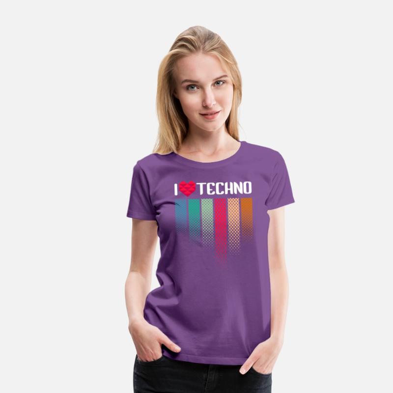 I Love Techno Music Raver