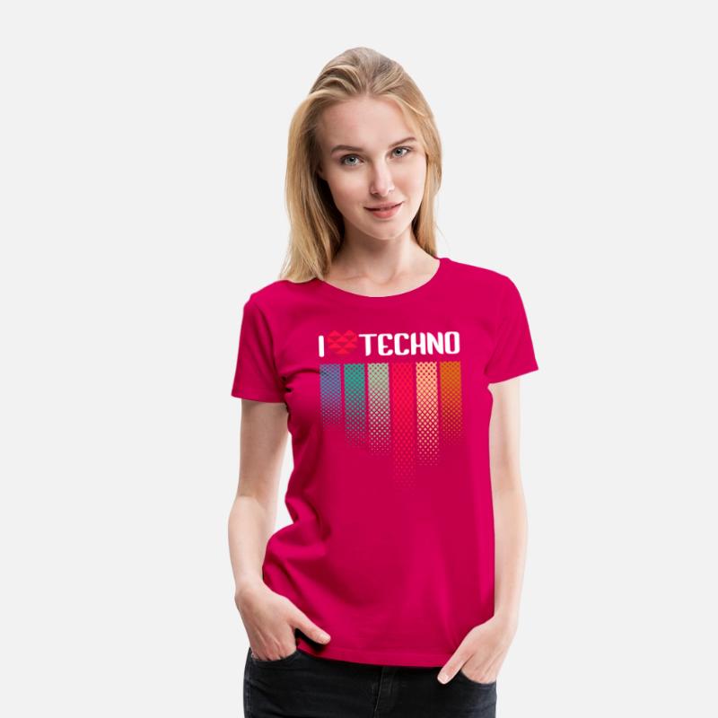I Love Techno Music Raver