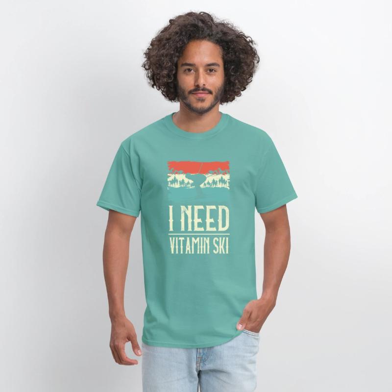 I Need Vitamin Skiing Ice Ski Winter Sport Skier