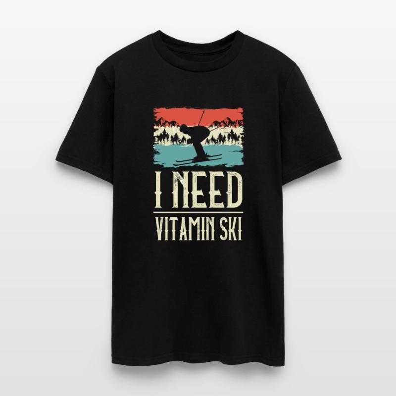 I Need Vitamin Skiing Ice Ski Winter Sport Skier