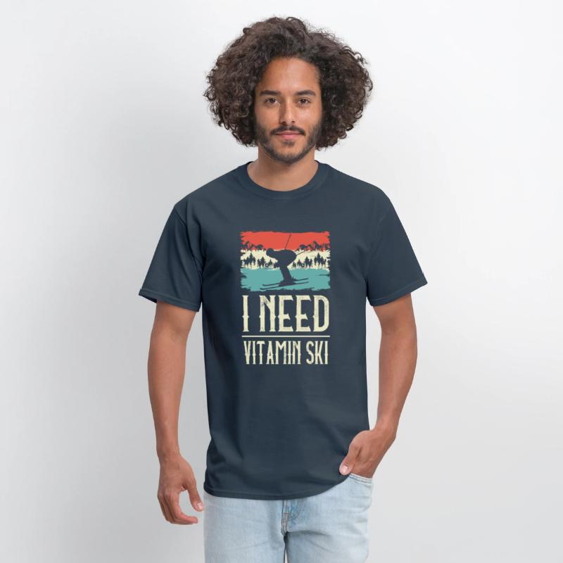I Need Vitamin Skiing Ice Ski Winter Sport Skier