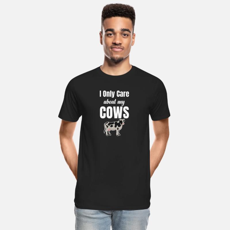 I Only Care About Cows Funny Farmer Highlander