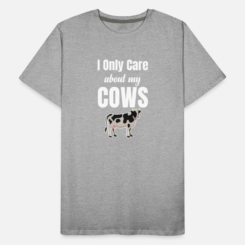 I Only Care About Cows Funny Farmer Highlander