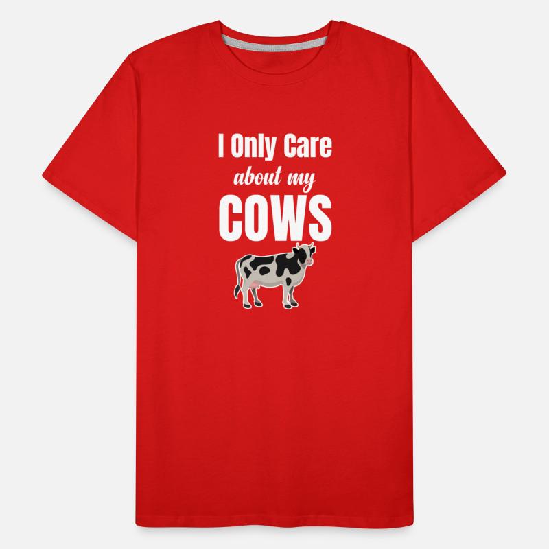 I Only Care About Cows Funny Farmer Highlander