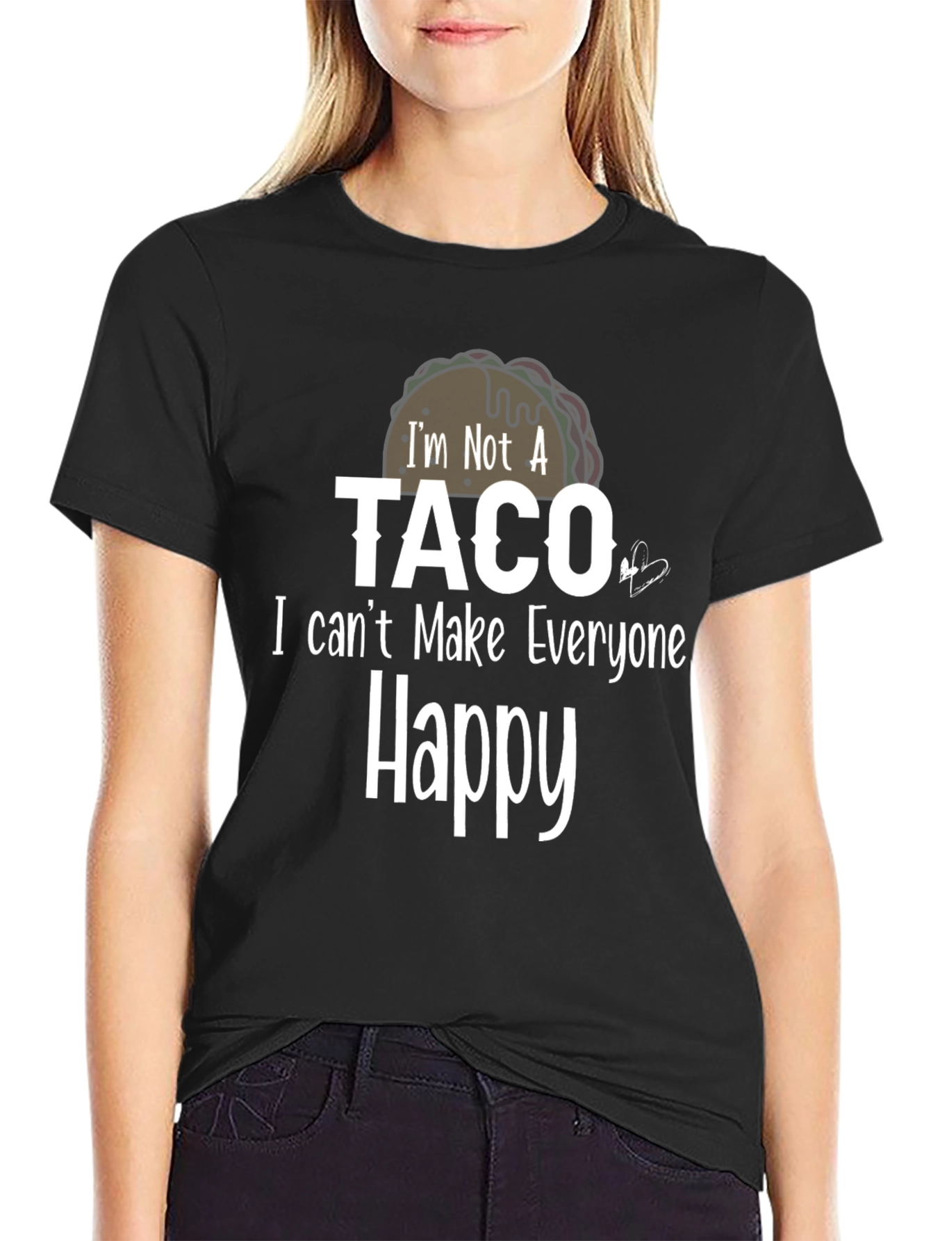 Im Not A Taco Funny Graphic T-Shirt