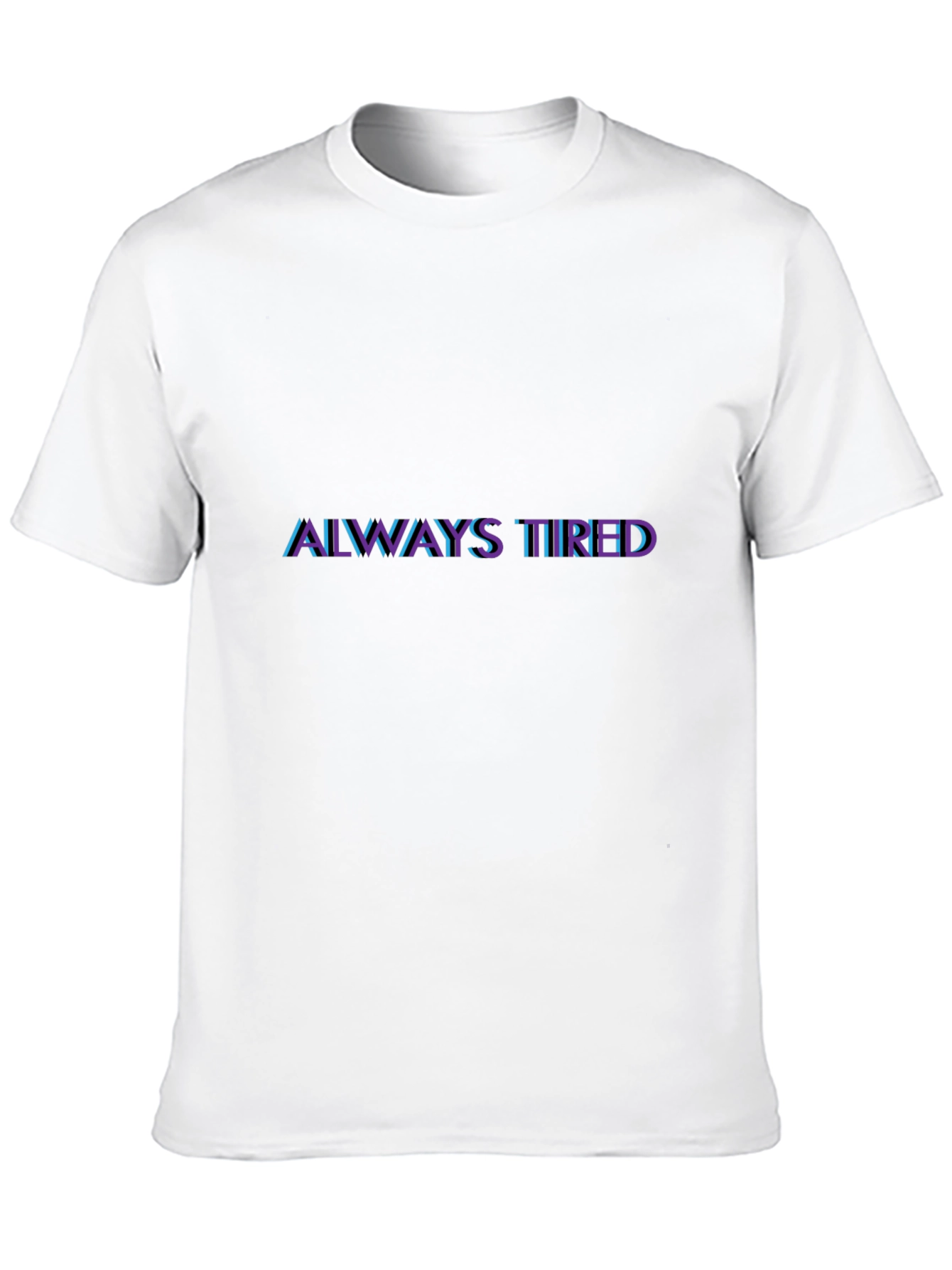 Always Tired Graphic Tee - Mens Black T-Shirt