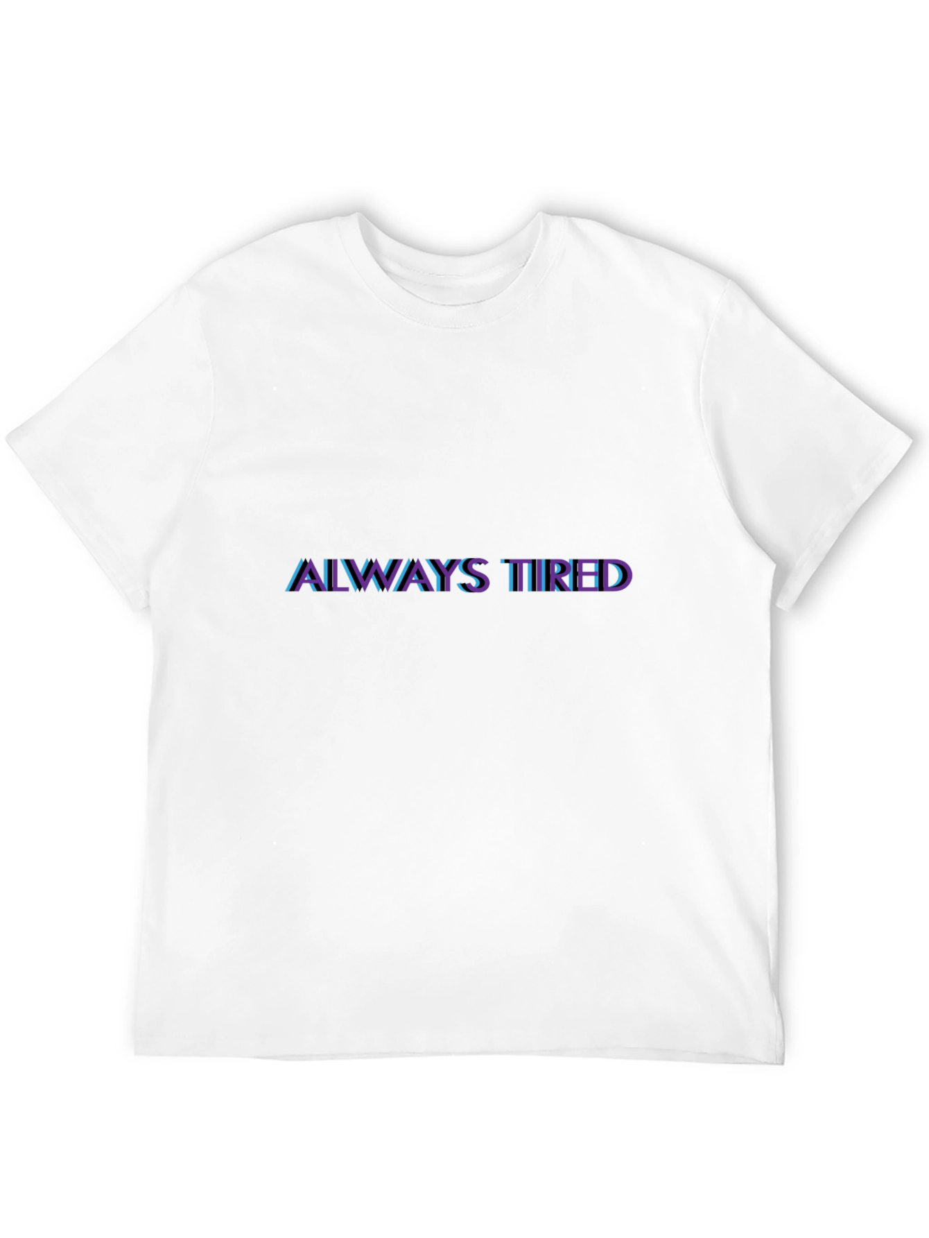 Always Tired Graphic Tee - Mens Black T-Shirt