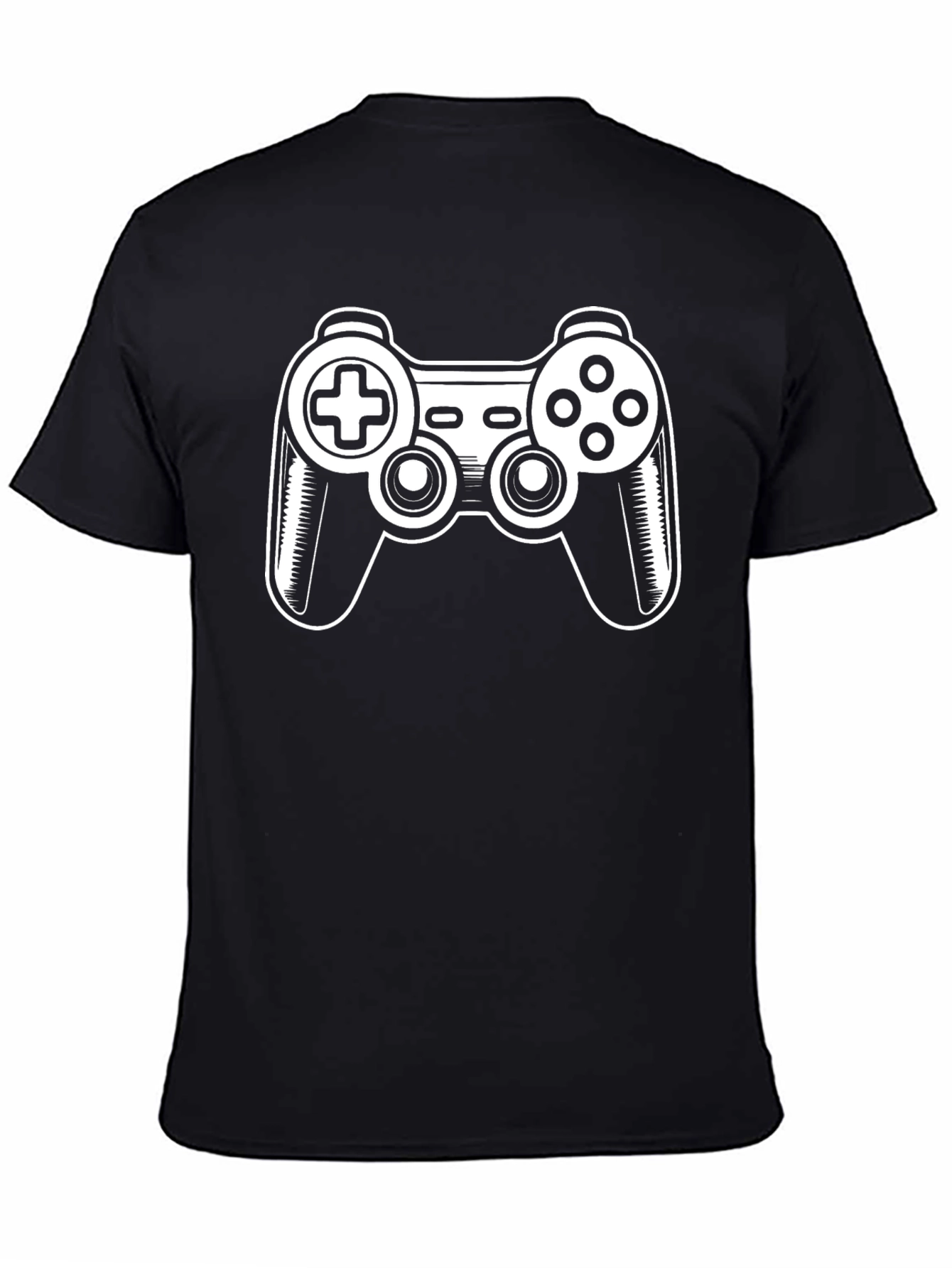 Gaming Controller Graphic Tee - Black T-Shirt