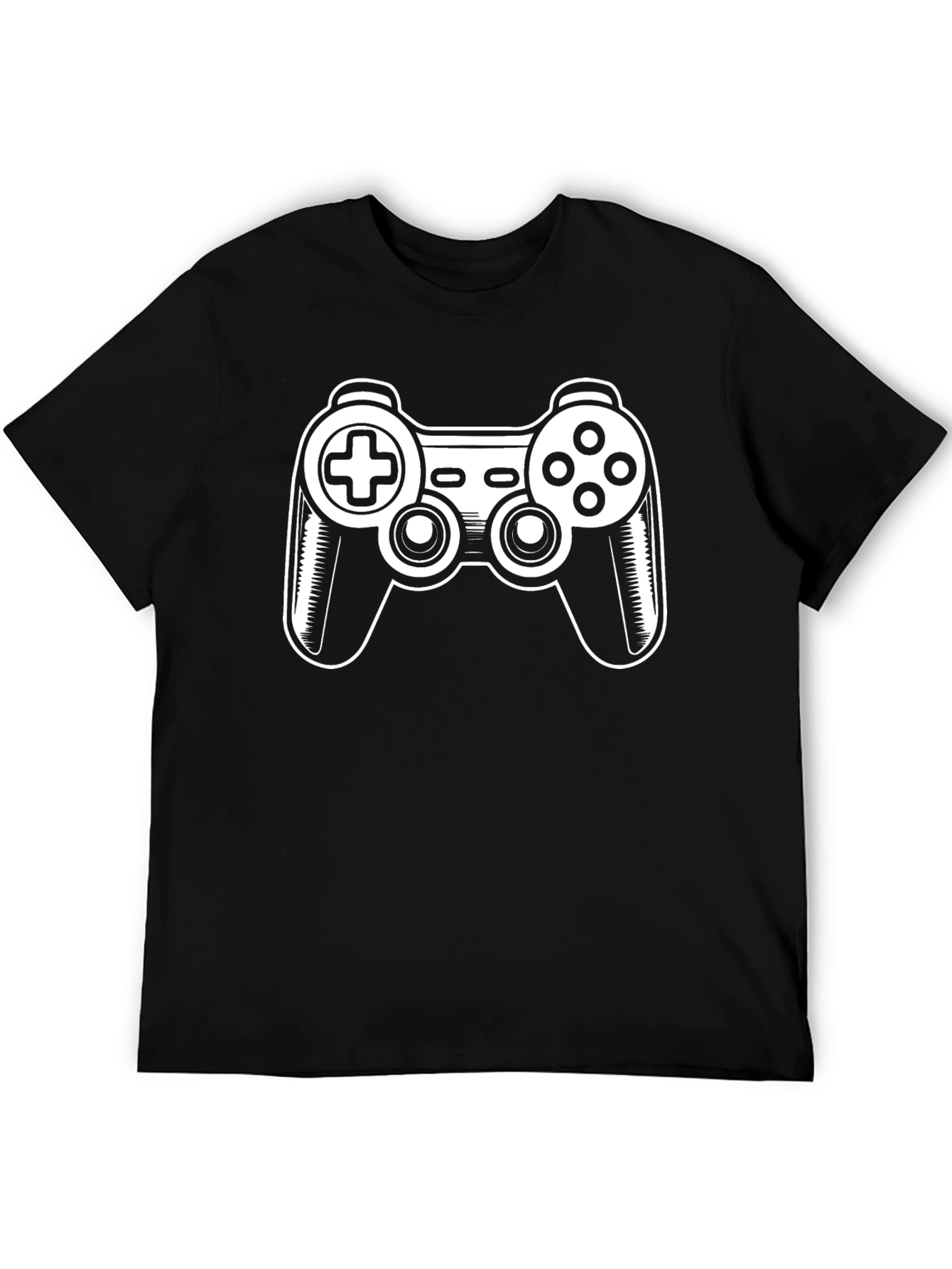Gaming Controller Graphic Tee - Black T-Shirt