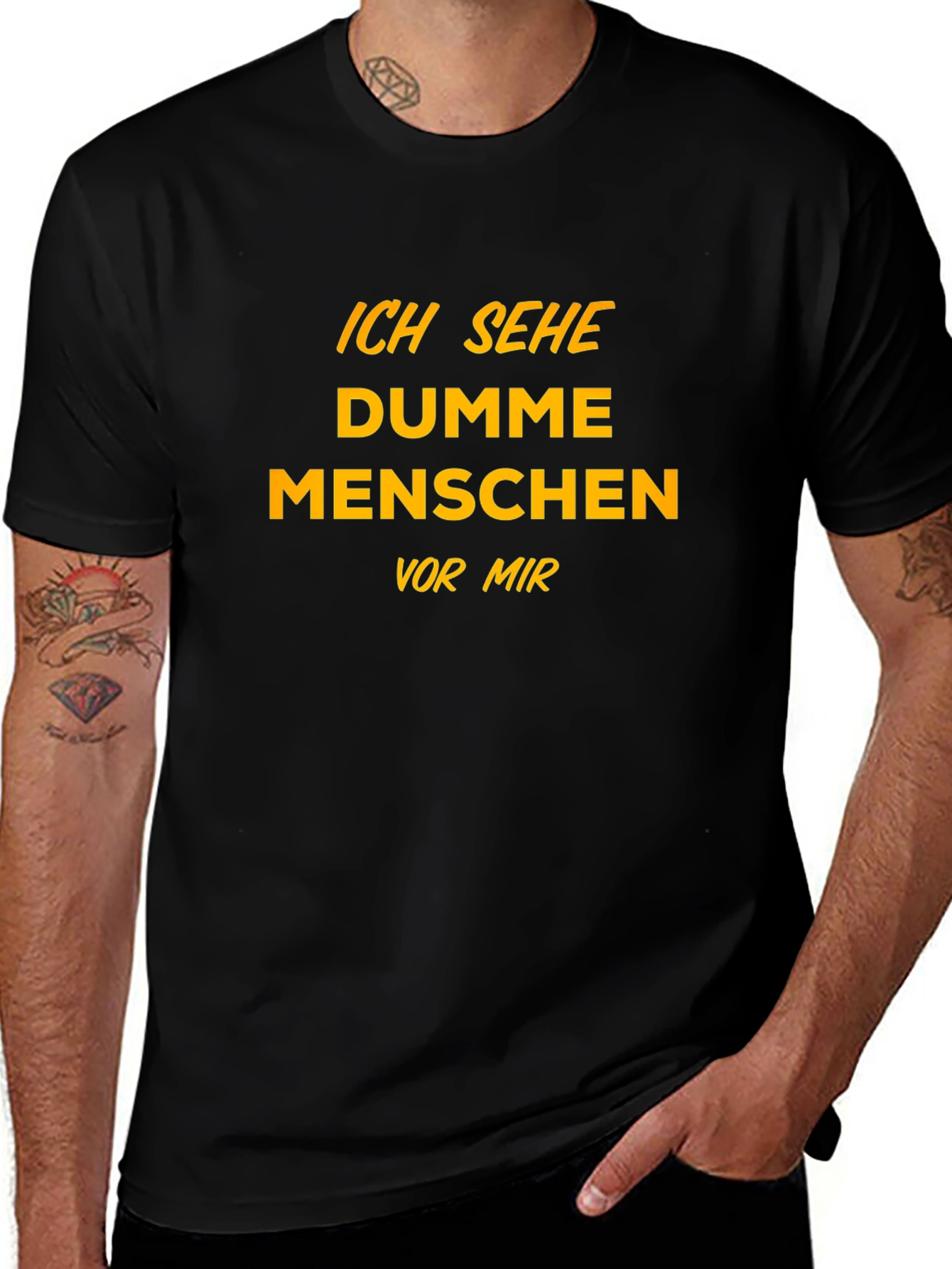 Ich Sehe Dumme Menschen Funny T-Shirt