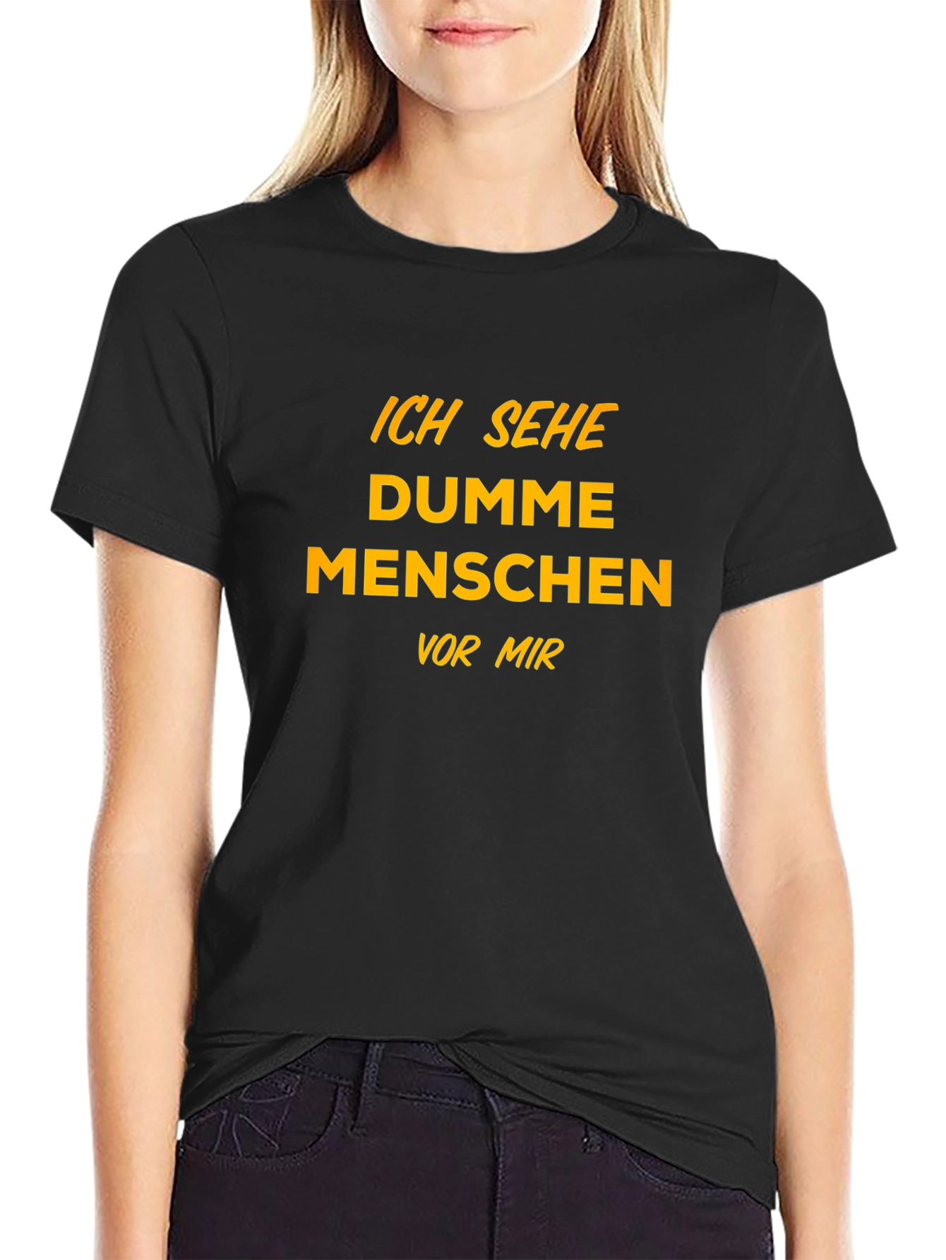Ich Sehe Dumme Menschen Funny T-Shirt