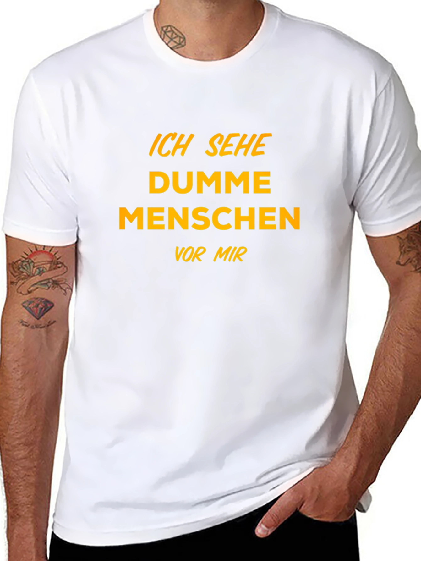 Ich Sehe Dumme Menschen Funny T-Shirt