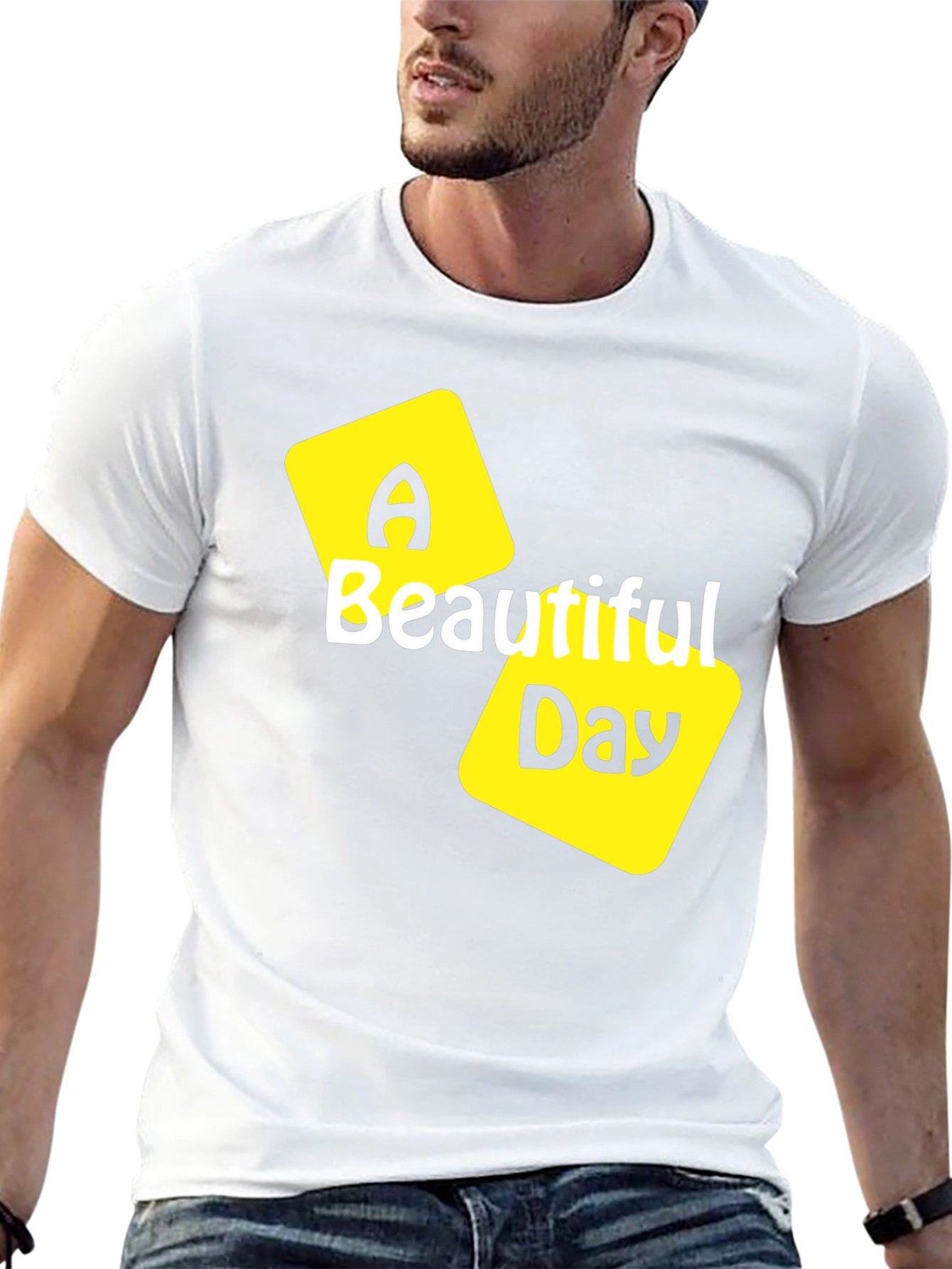 A Beautiful Day Black T-Shirt