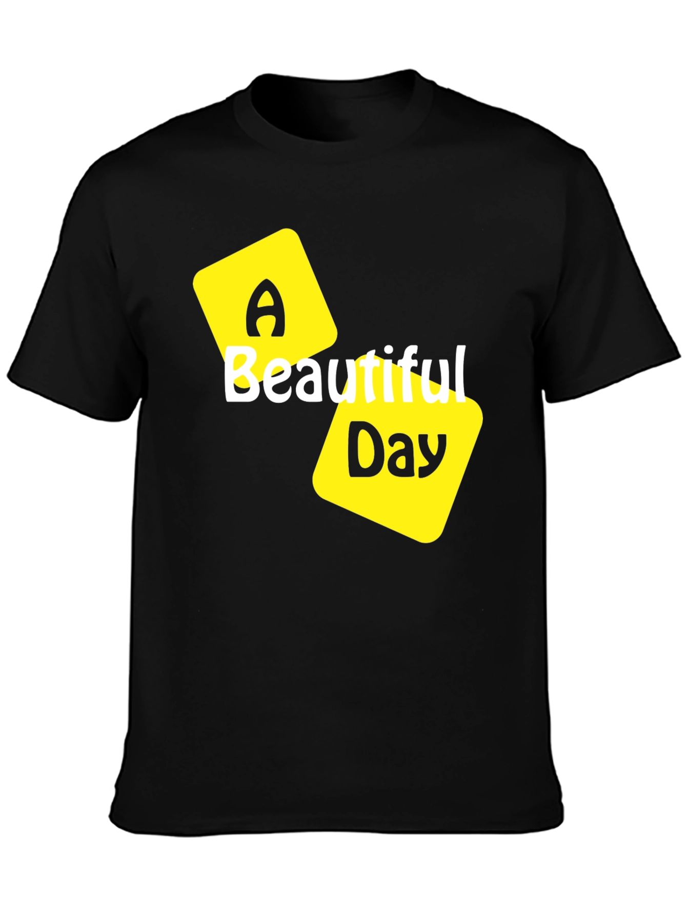 A Beautiful Day Black T-Shirt