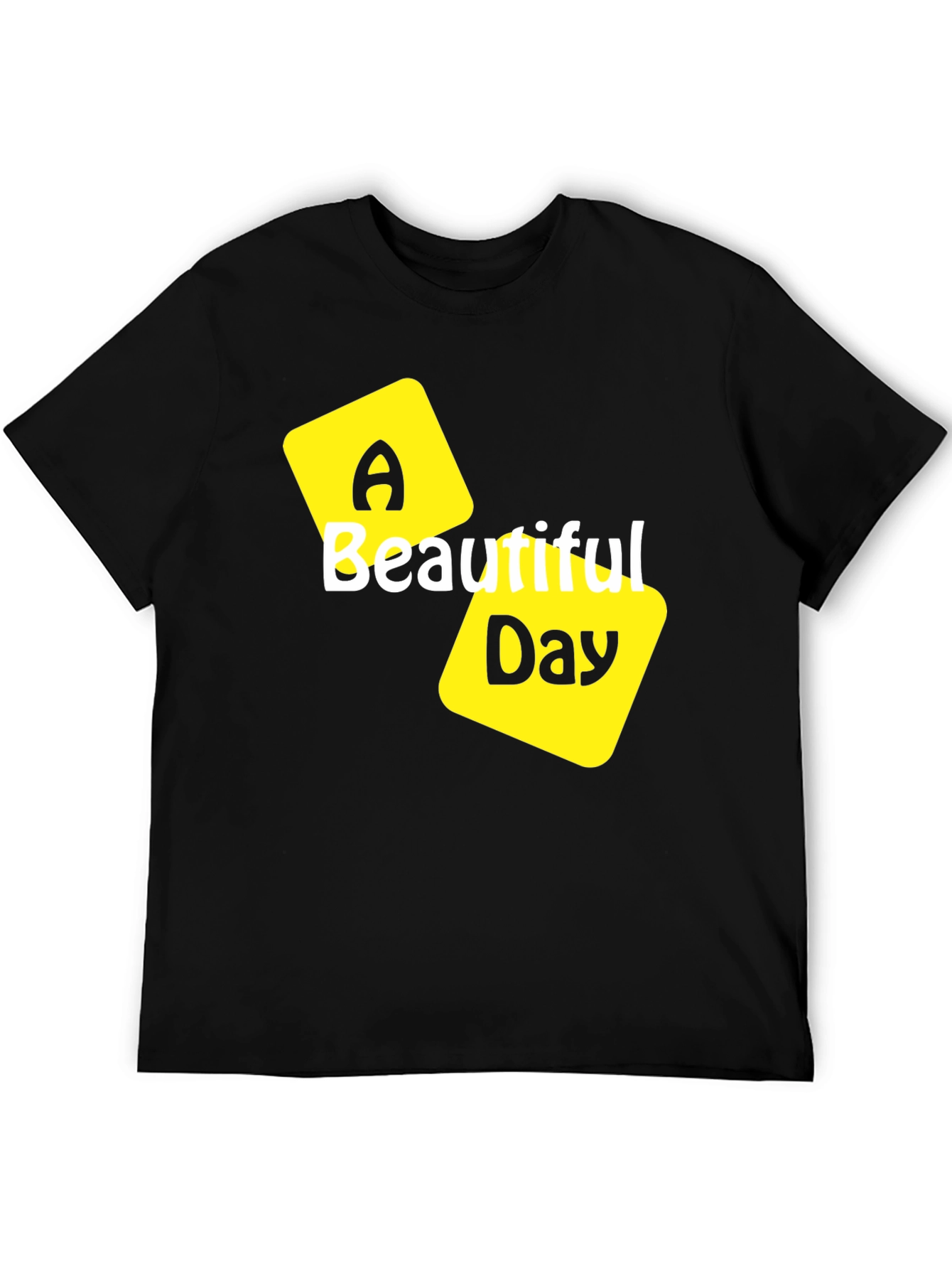 A Beautiful Day Black T-Shirt