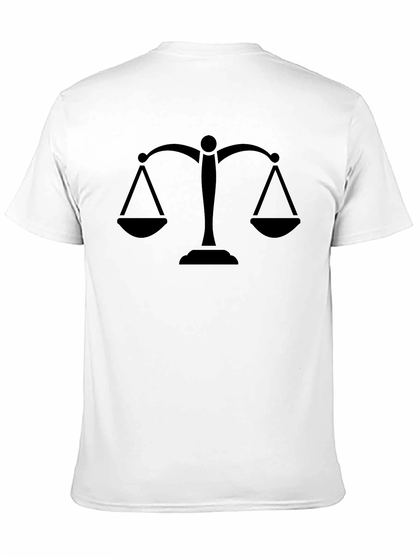 Scales of Justice Graphic Tee - Classic Black