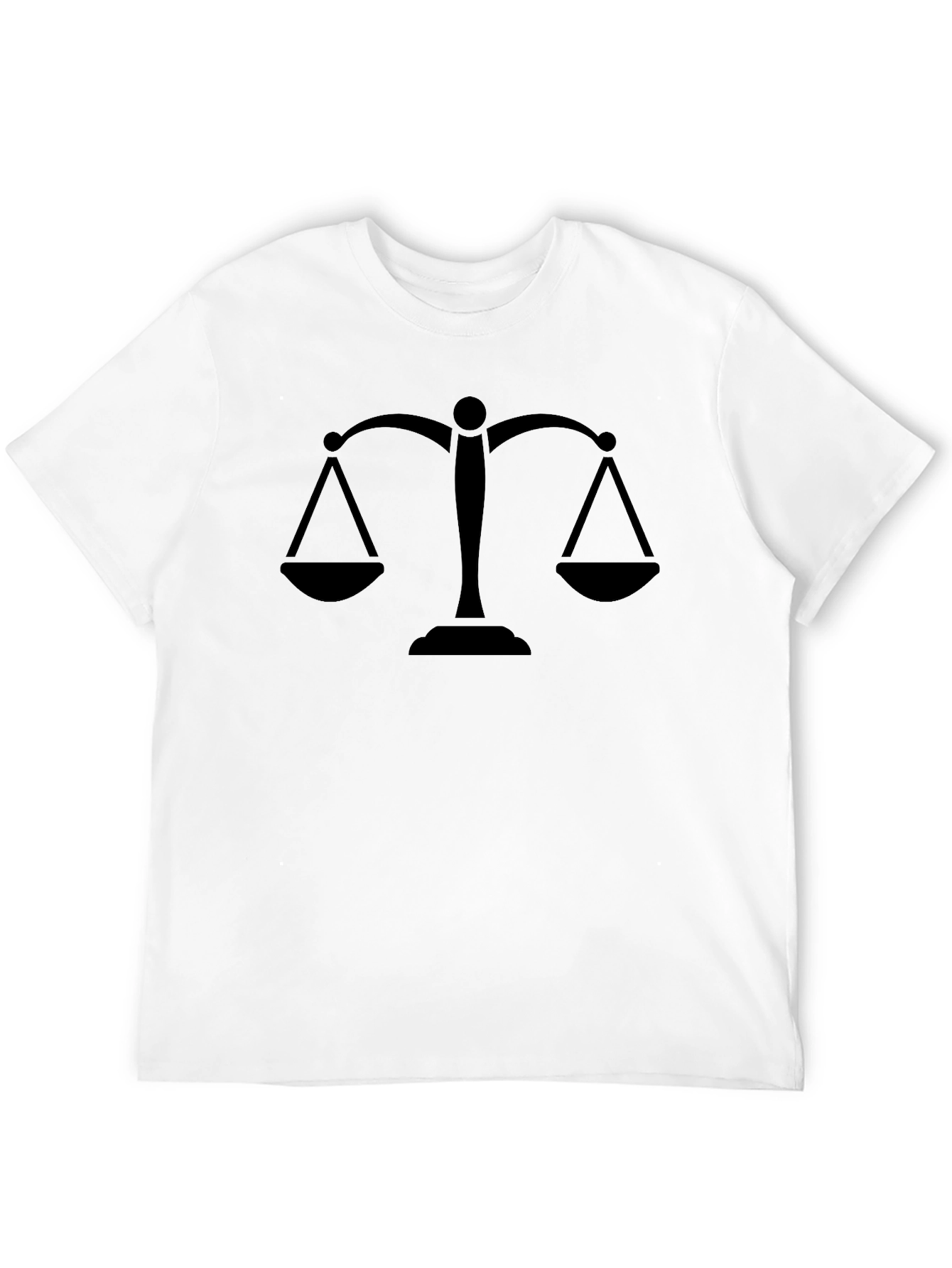 Scales of Justice Graphic Tee - Classic Black