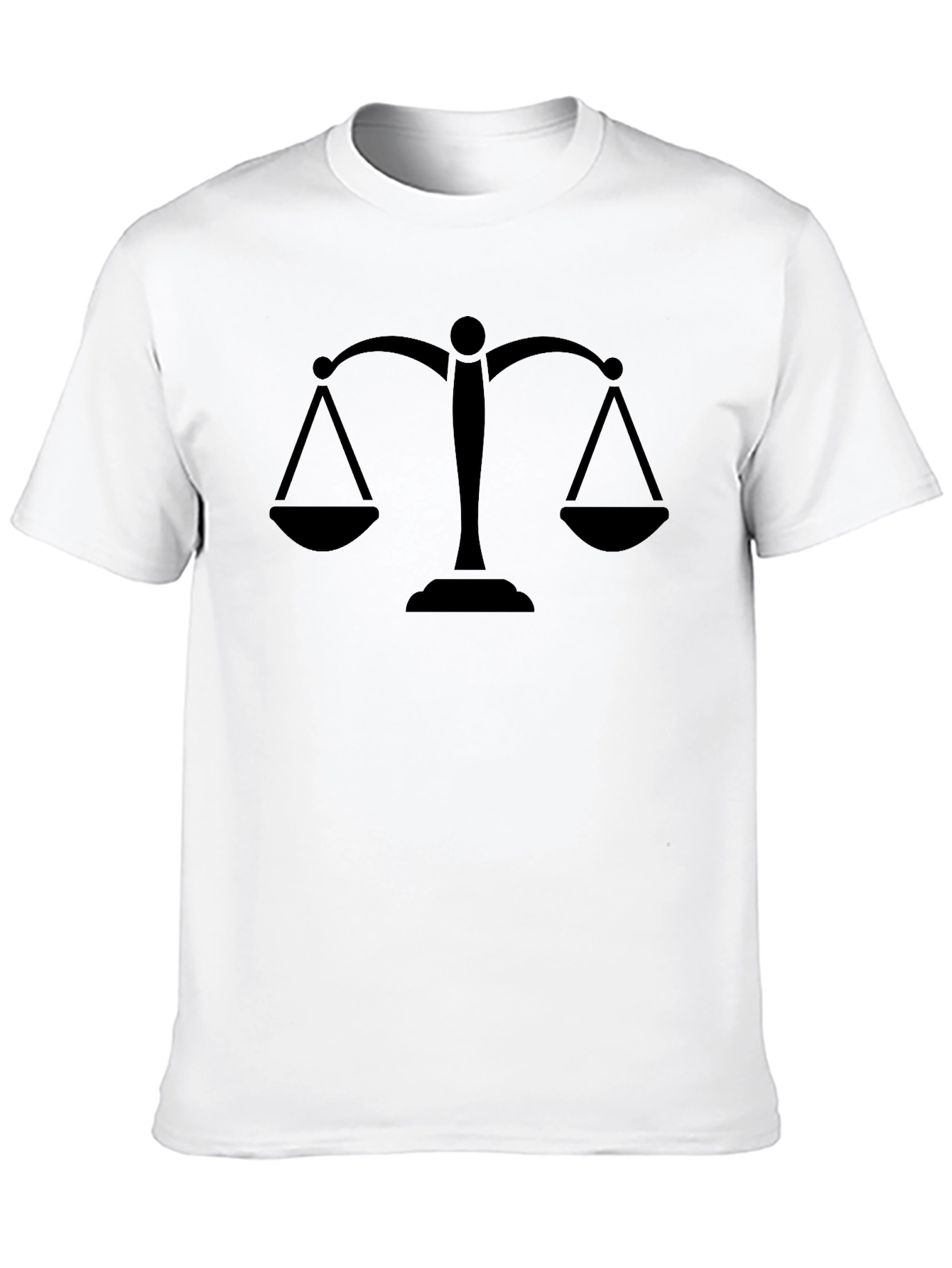 Scales of Justice Graphic Tee - Classic Black