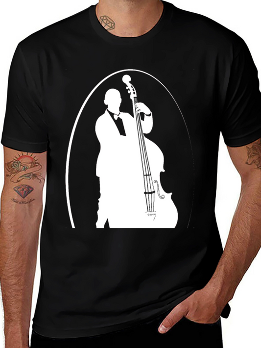 Bass Player Graphic T-Shirt - Cool Music Tee