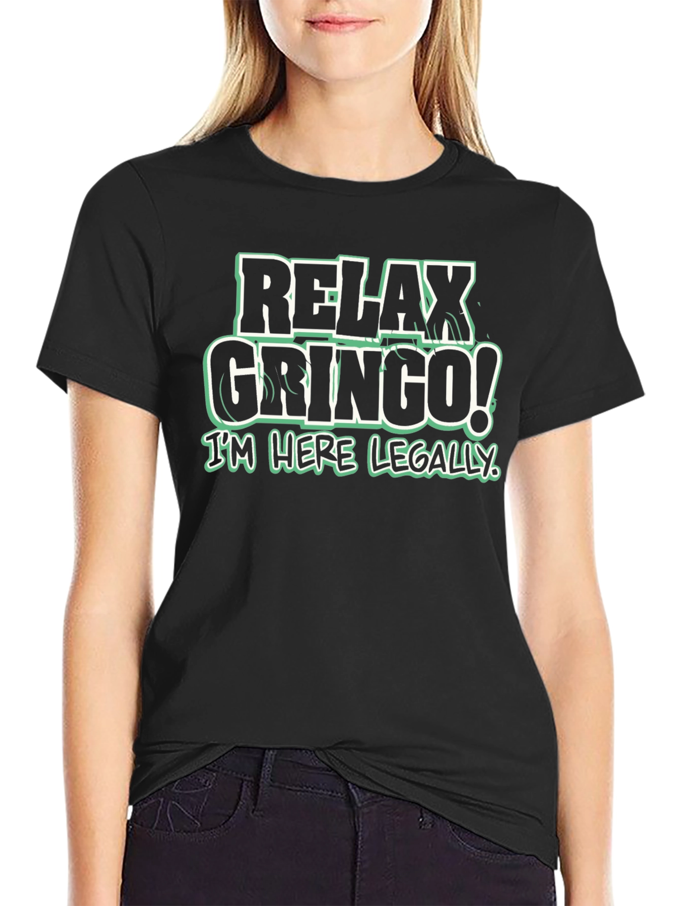 Relax Gringo! Graphic Tee - Funny Slogan T-Shirt