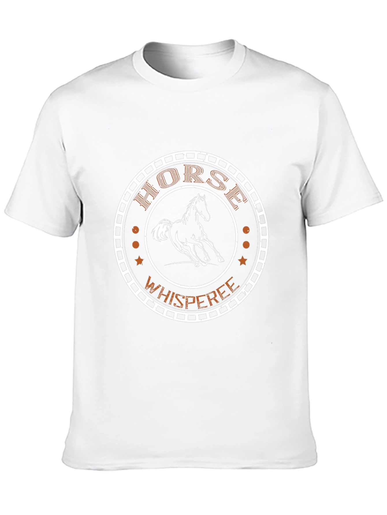 Horse Whisperer Graphic T-Shirt Black Cotton Tee